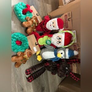 6 Piece Dog Toy Set New